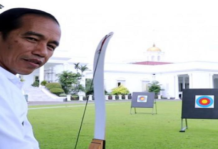 Presiden Joko Widodo Ikuti Kejuaraan Panahan Nasional Di Bogor Hari Ini